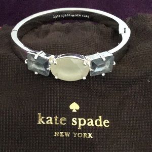 kate spade Jewelry - Never Worn! kate spade three stone hinged bangle kate spade Jewelry - Never Worn! kate spade three stone hinged bangle